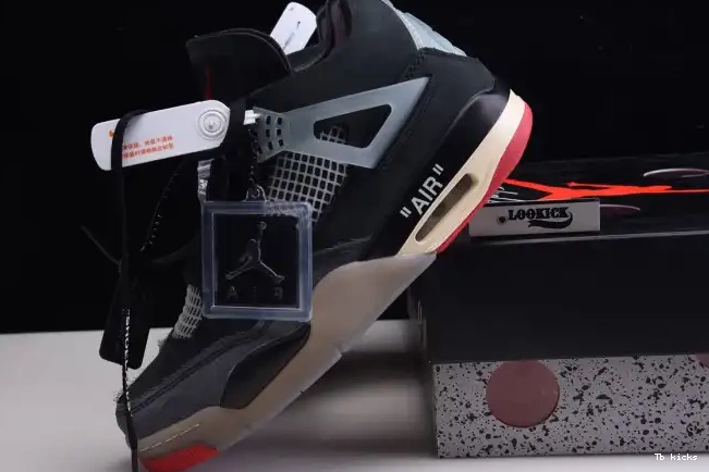 Cheap TBK 4 CV9388-001 Retro Air Bred x Off White Jordan 0426